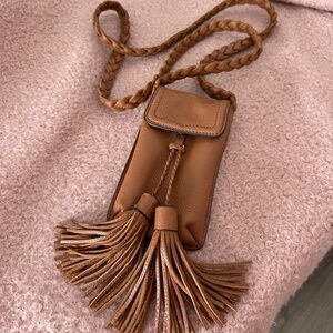 Rebecca Minkoff Leather Phone Crossbody Bag